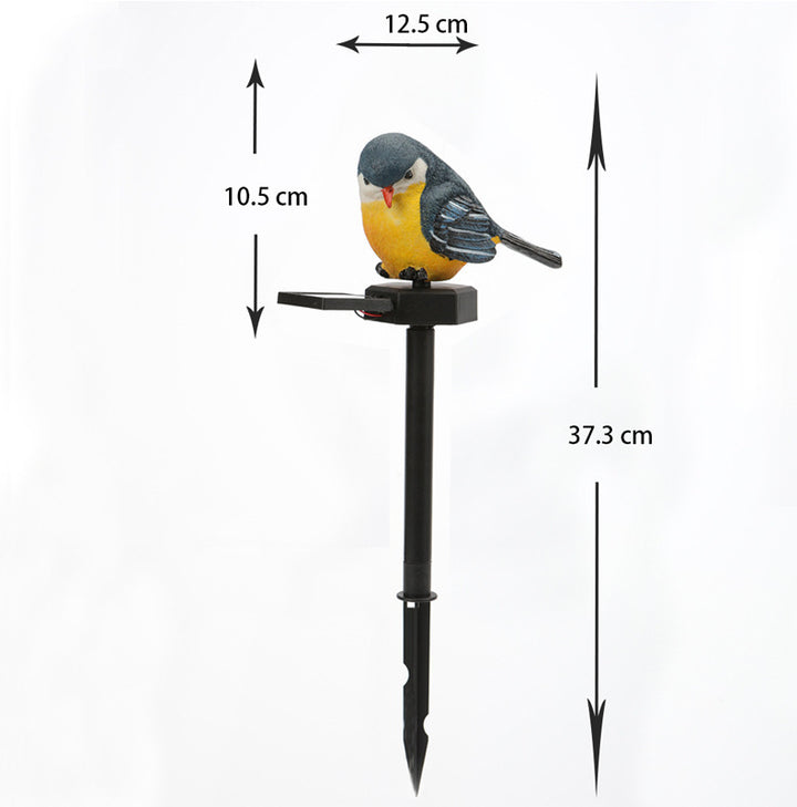 Realistic Solar-Powered Predator Owl Garden Stake With Motion Sensor Bowlift