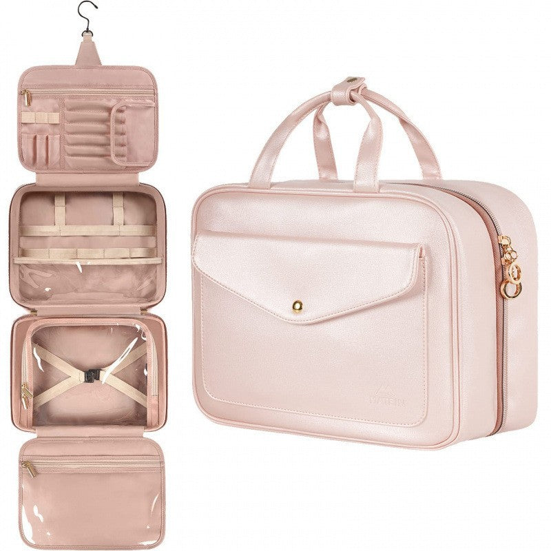 Cosmetic Organizer Bag with Modular Compartments Bowlift