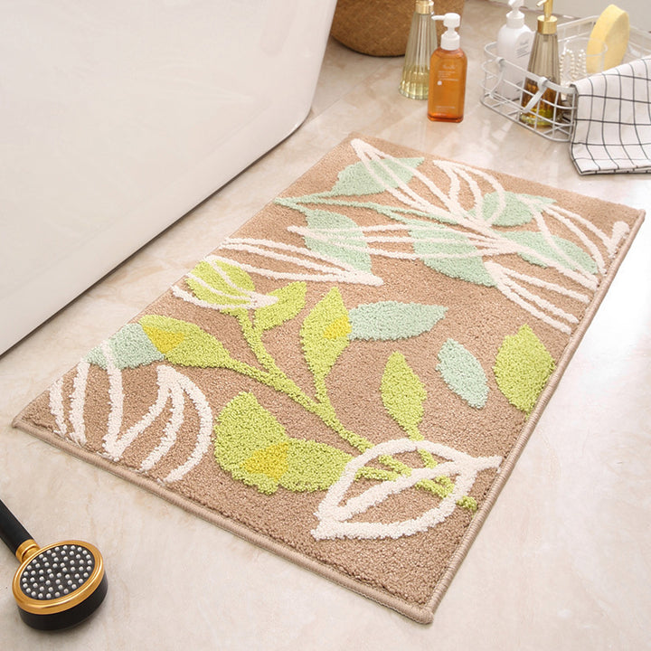 Plush Cat Theme Bath Mat