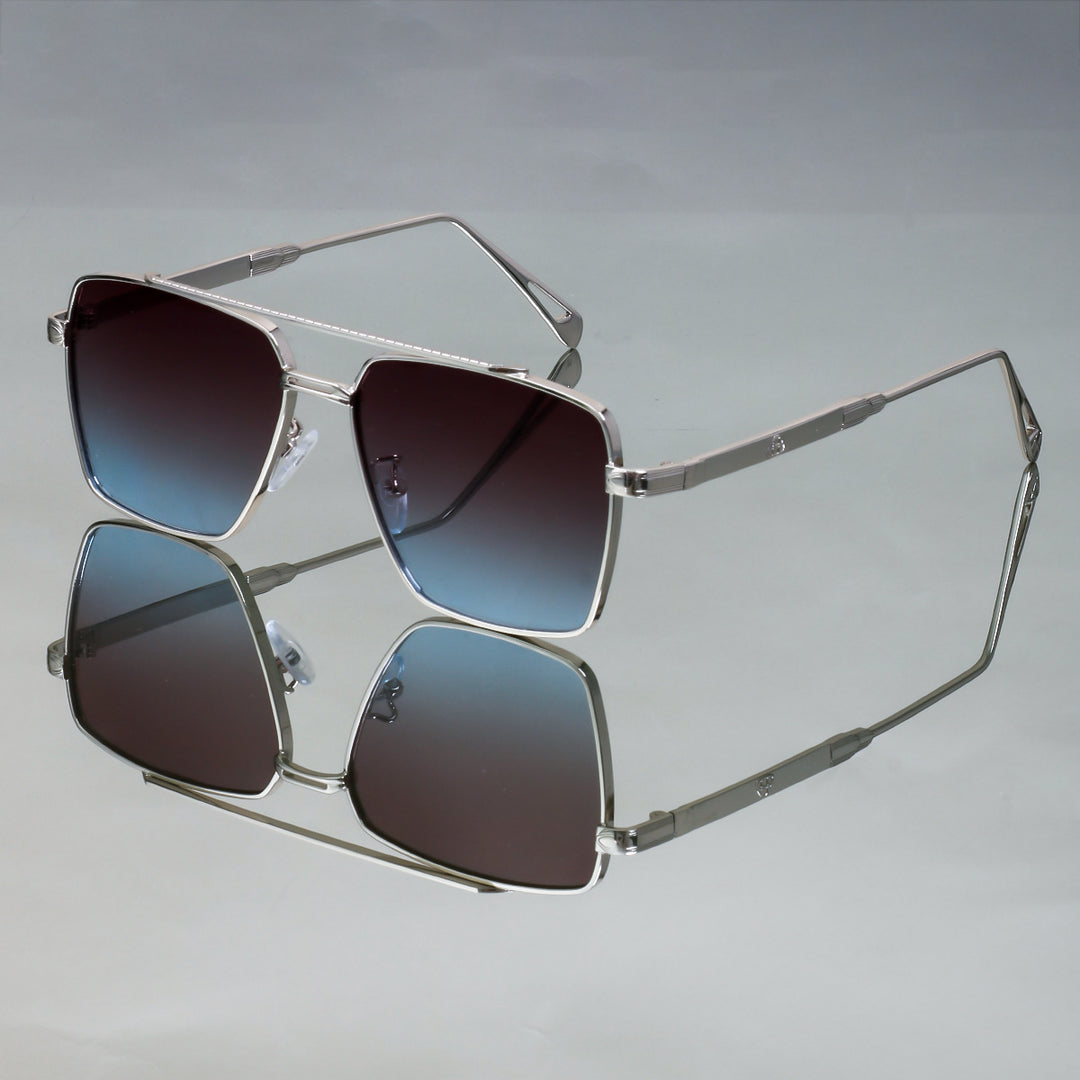 Women's oversized sunglasses with elegant metal frame Bowlift