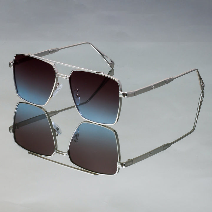 Women's oversized sunglasses with elegant metal frame Bowlift