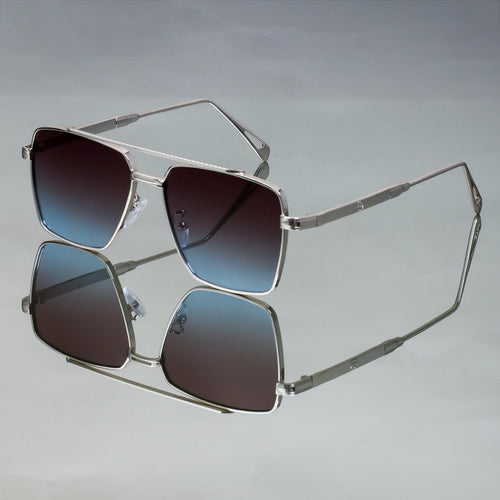 Women's oversized sunglasses with elegant metal frame Bowlift