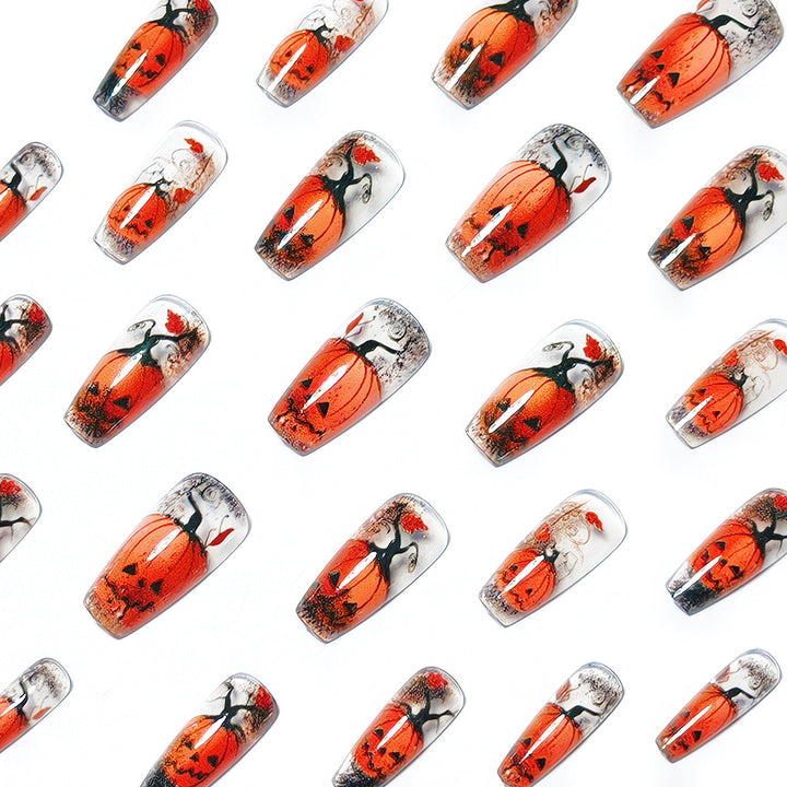 Halloween-Themed 3D Nail Art Bowlift