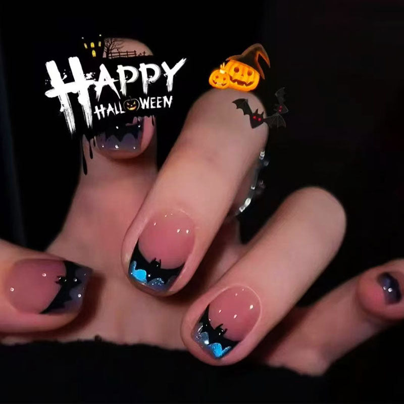 Playful Cat-Themed Press-On Nail Art Bowlift