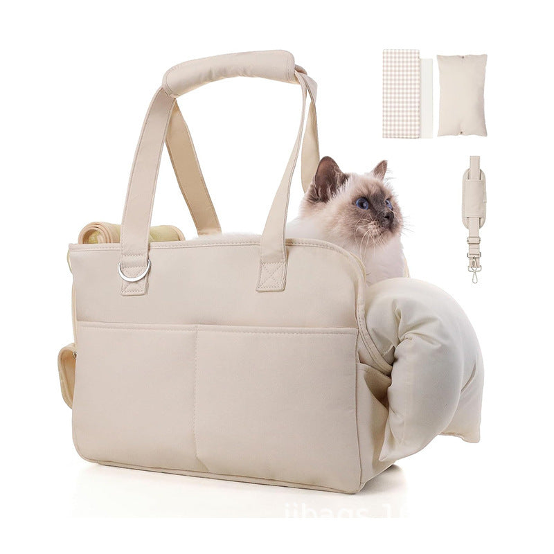 Pet carrier bag with cozy interior Bowlift