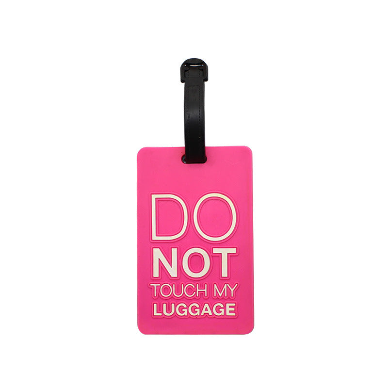 Unisex Luggage Tag with Safety Message Bowlift