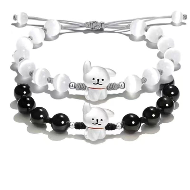Adjustable Cute Dog Charm Bracelet Bowlift