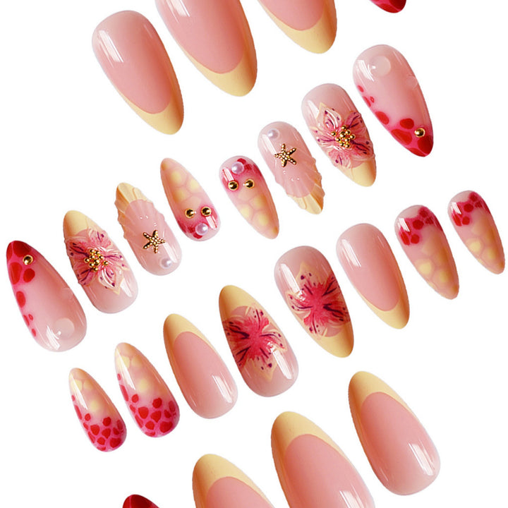 Artistic Floral Nail Art Extensions Bowlift 1787913534