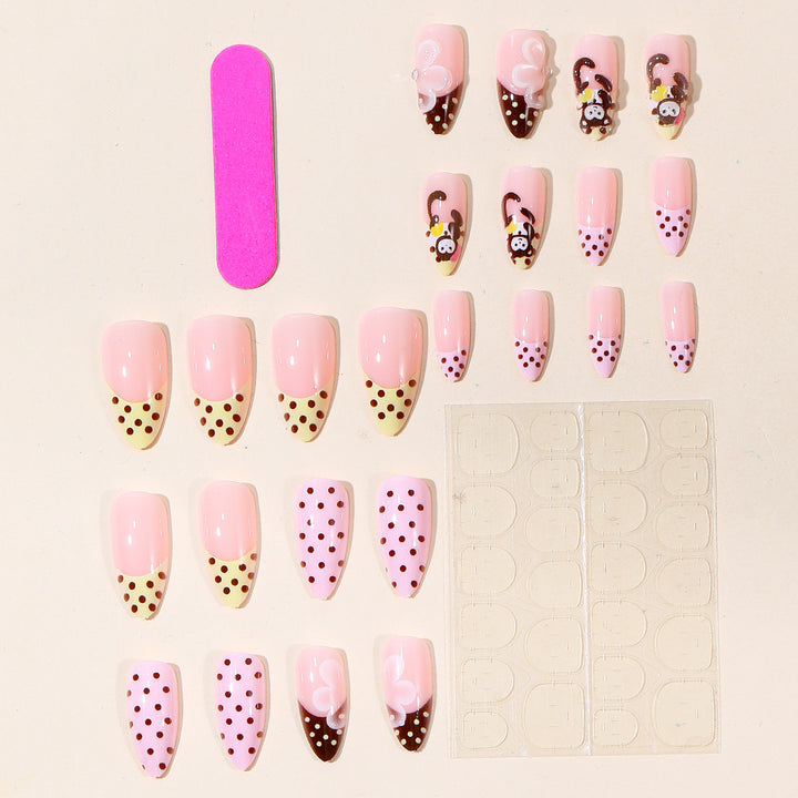 Playful 3D Monkey-Themed Nail Art Extensions Bowlift