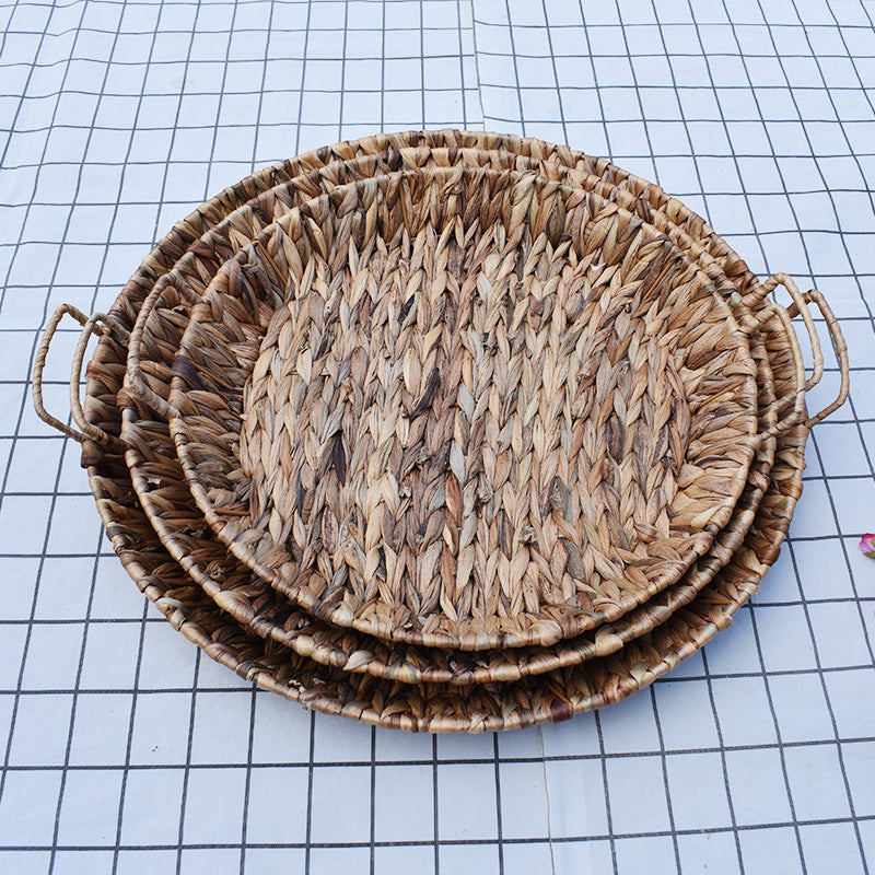 Woven Serving Tray Set Bowlift