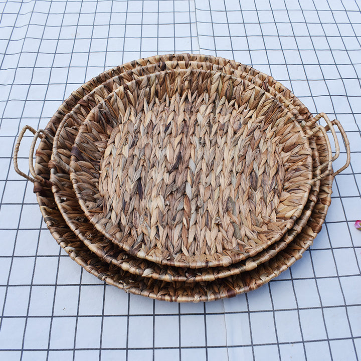 Woven Serving Tray Set Bowlift