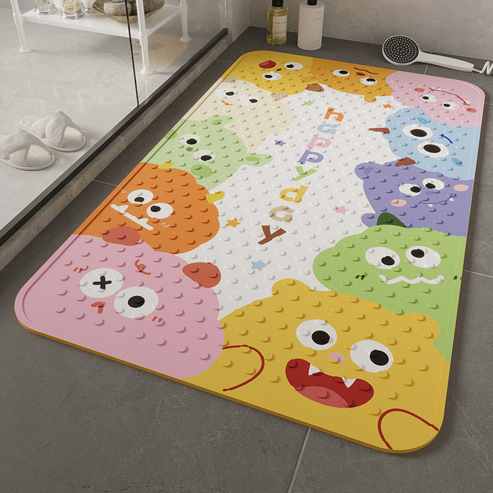 Cute Cartoon Bath Mat Bowlift