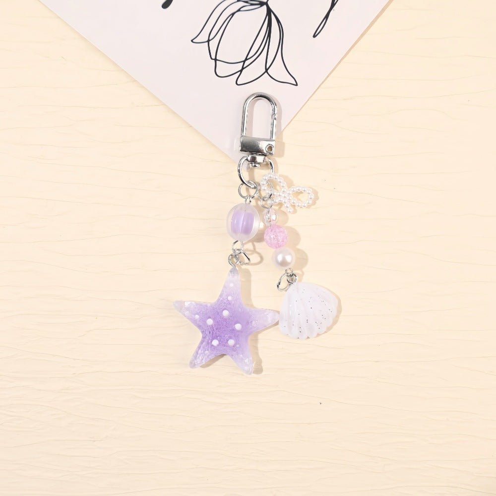 Keychain with Maritime Design and Sparkling Accents Bowlift