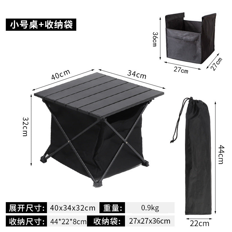 Foldable Camping Table With Versatile Applications Bowlift