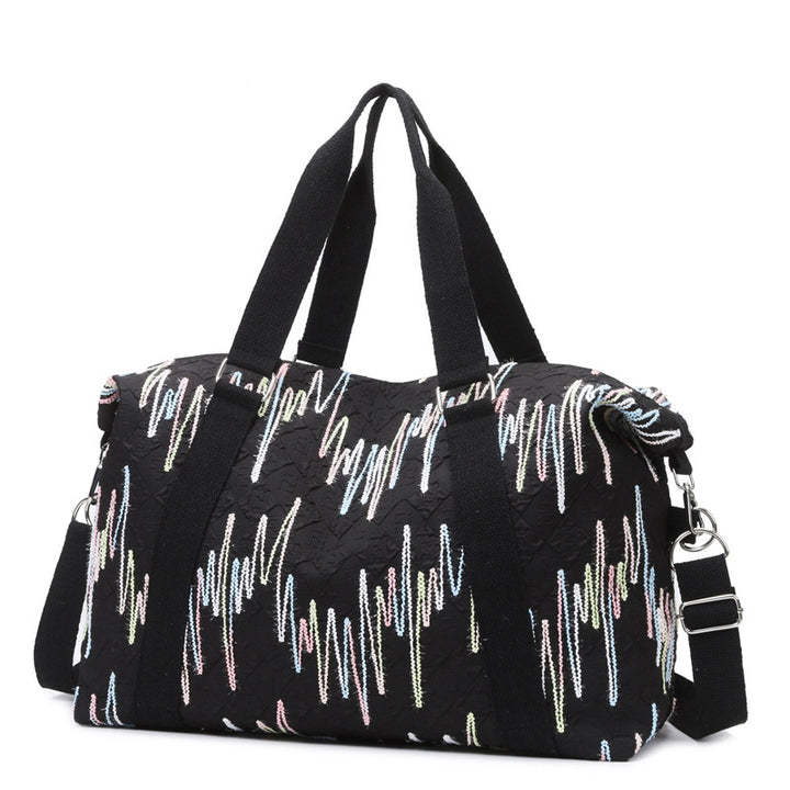 Multifunctional sports and travel bag with creative texture Bowlift