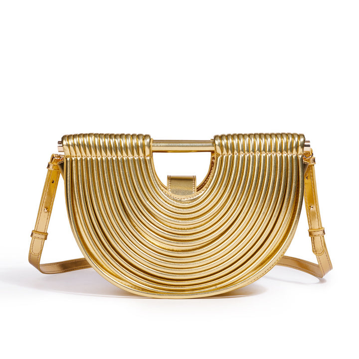 Structured Half-Circle Handbag Bowlift