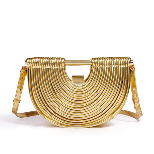 Structured Half-Circle Handbag Bowlift