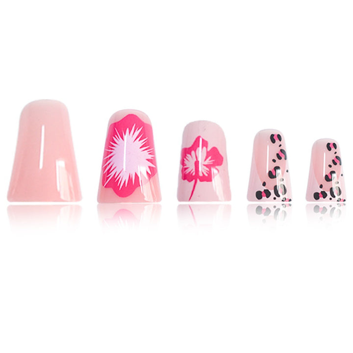 Decorative Floral Pattern Press-On Nails Bowlift