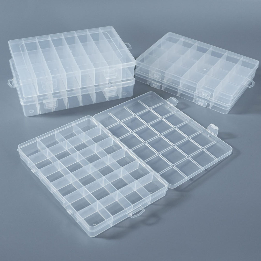Clear Multi-Section Craft Organizer Bowlift