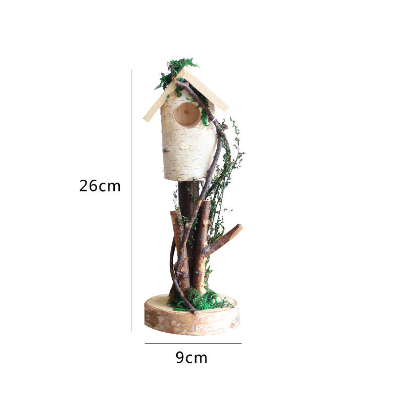 Decorative Birdhouse made of Wood Bowlift