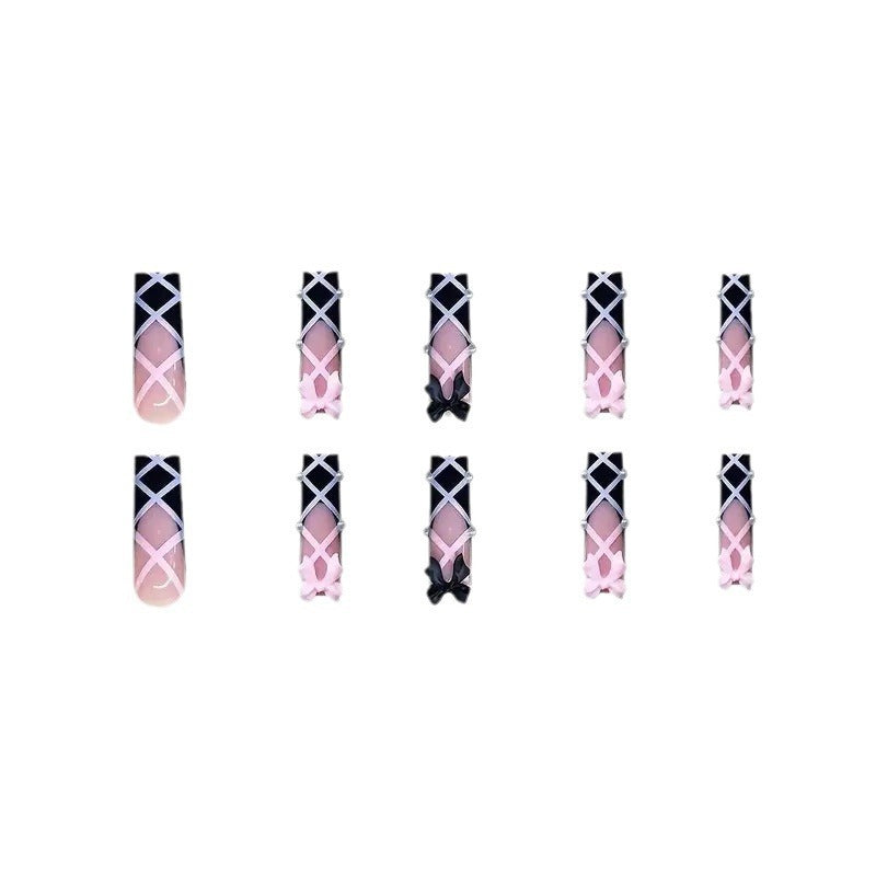 Decorative Extravagant Press-On Nail Extensions Bowlift