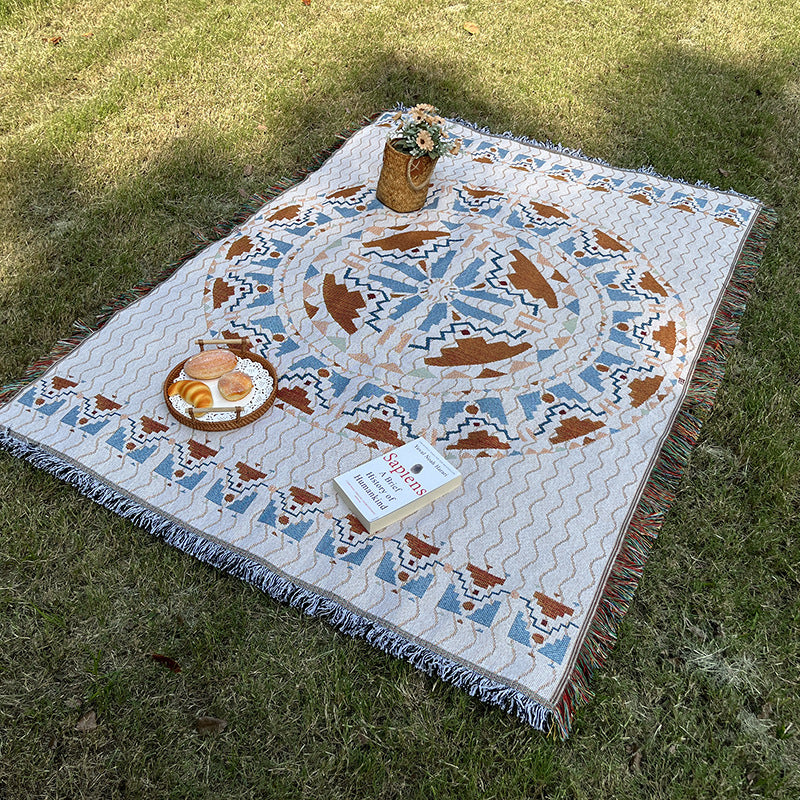 Playful Cartoon-Themed Throw Blanket