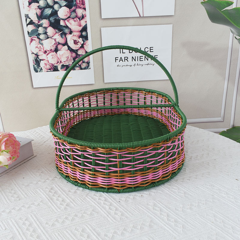 Decorative Woven Basket Bowlift