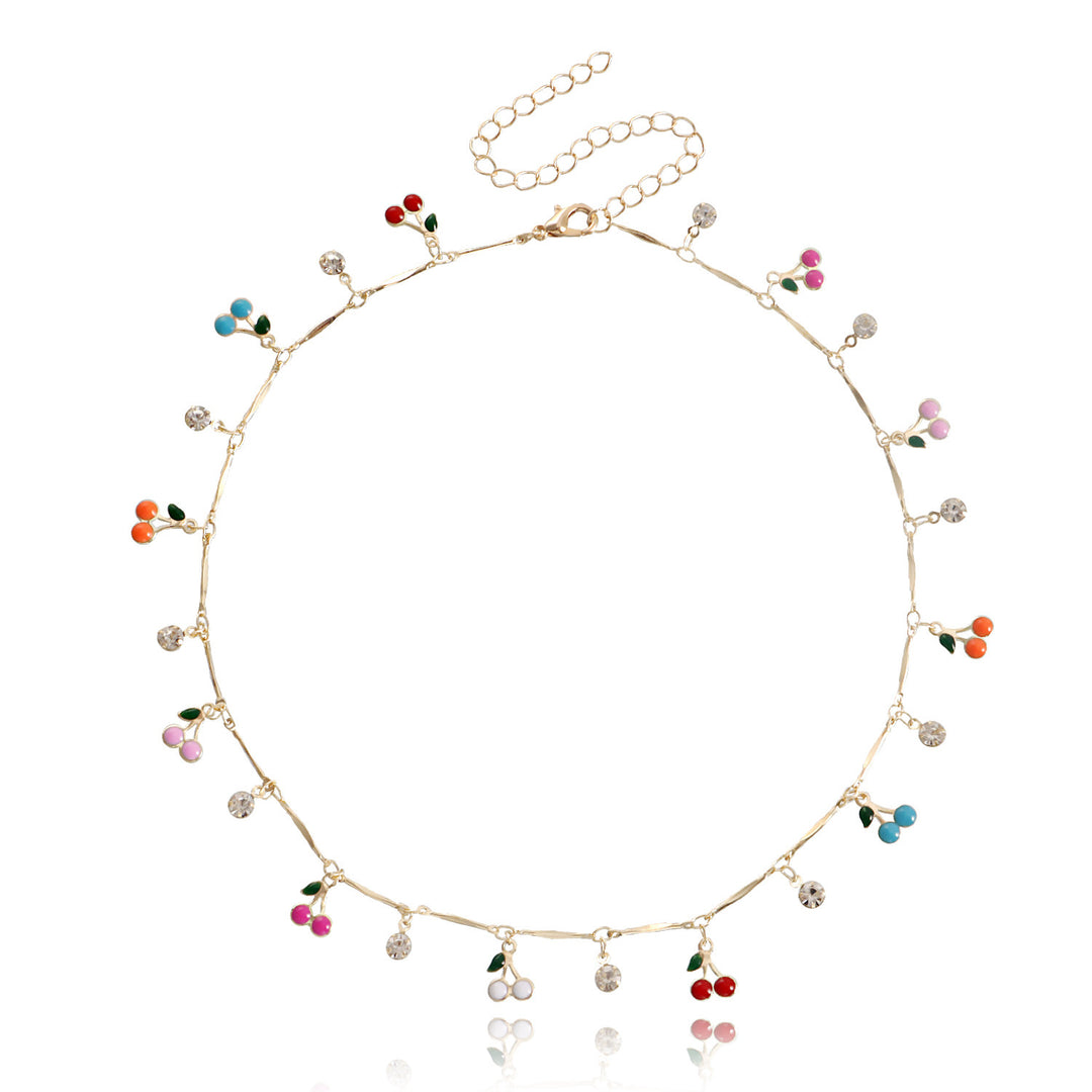 Floral Charm Pendant Necklace Bowlift