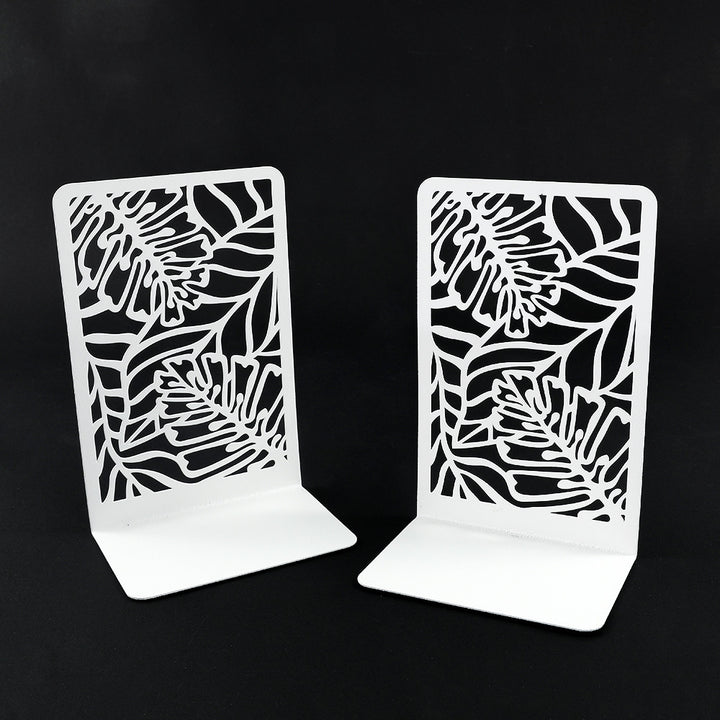 Decorative Plant-Themed Bookends