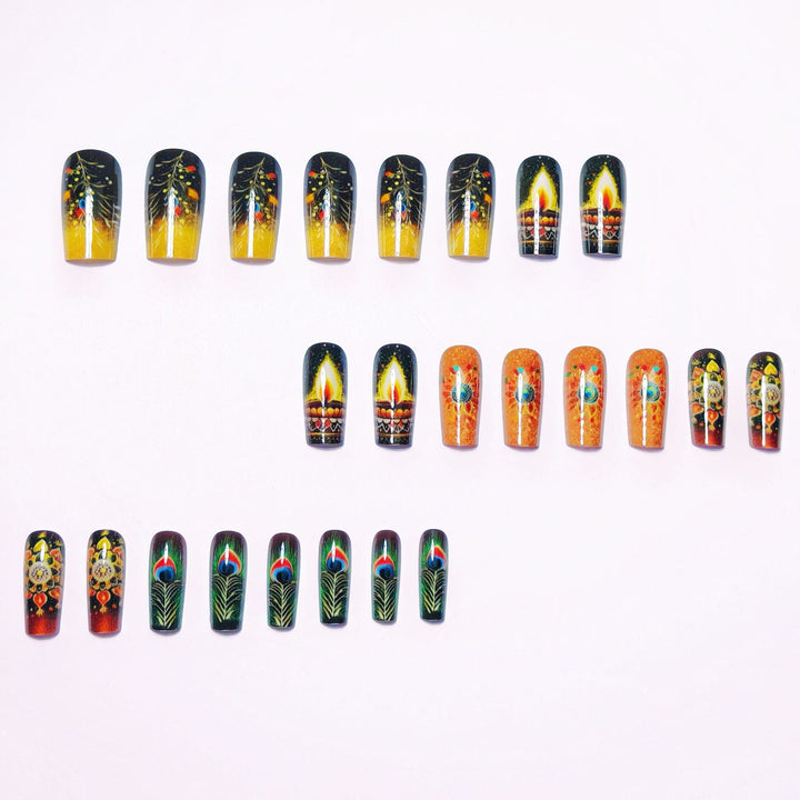 Artistic Festive Nail Art Bowlift