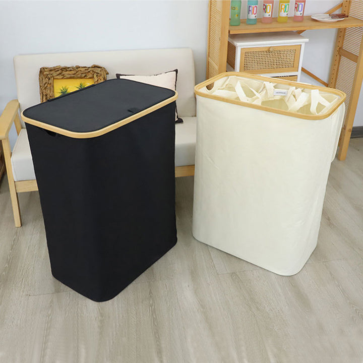Practical laundry basket with lid Bowlift