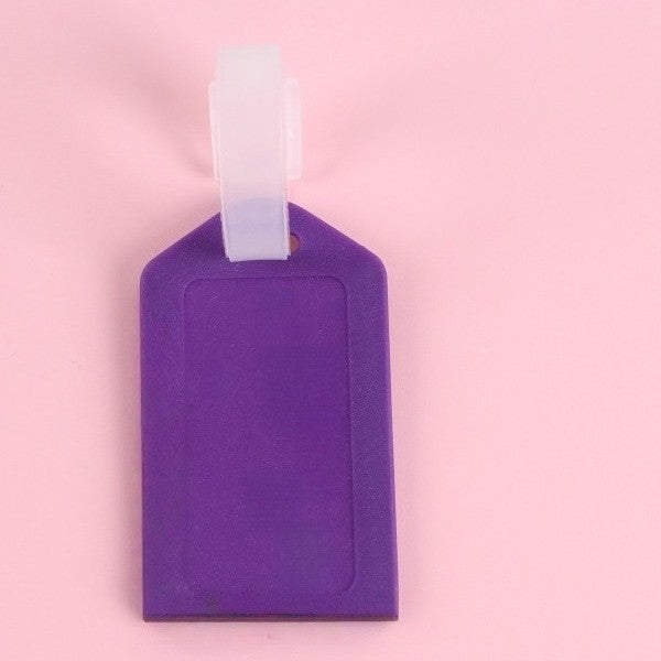 Unisex flexible silicone luggage tag Bowlift
