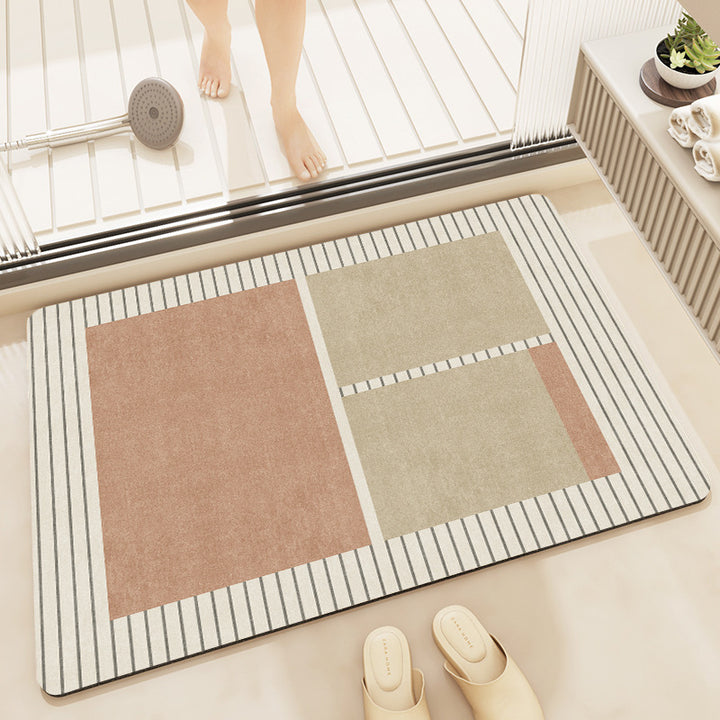 Non-Slip Modern Bath Mat Bowlift