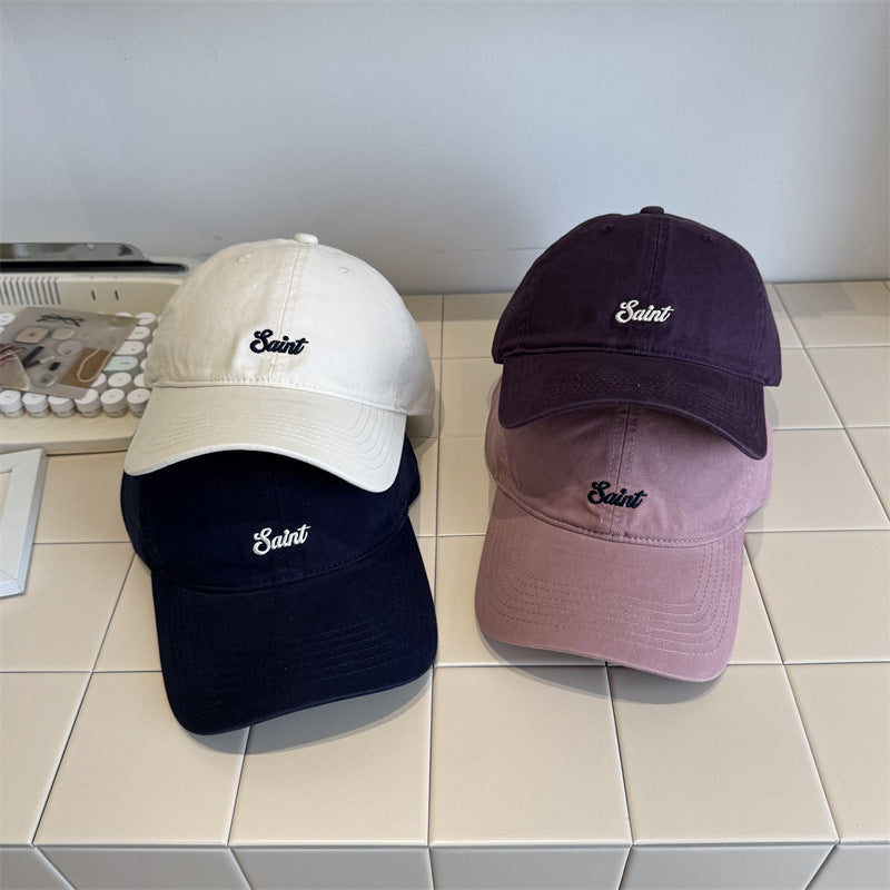 Women's Cotton Embroidered Cap Bowlift
