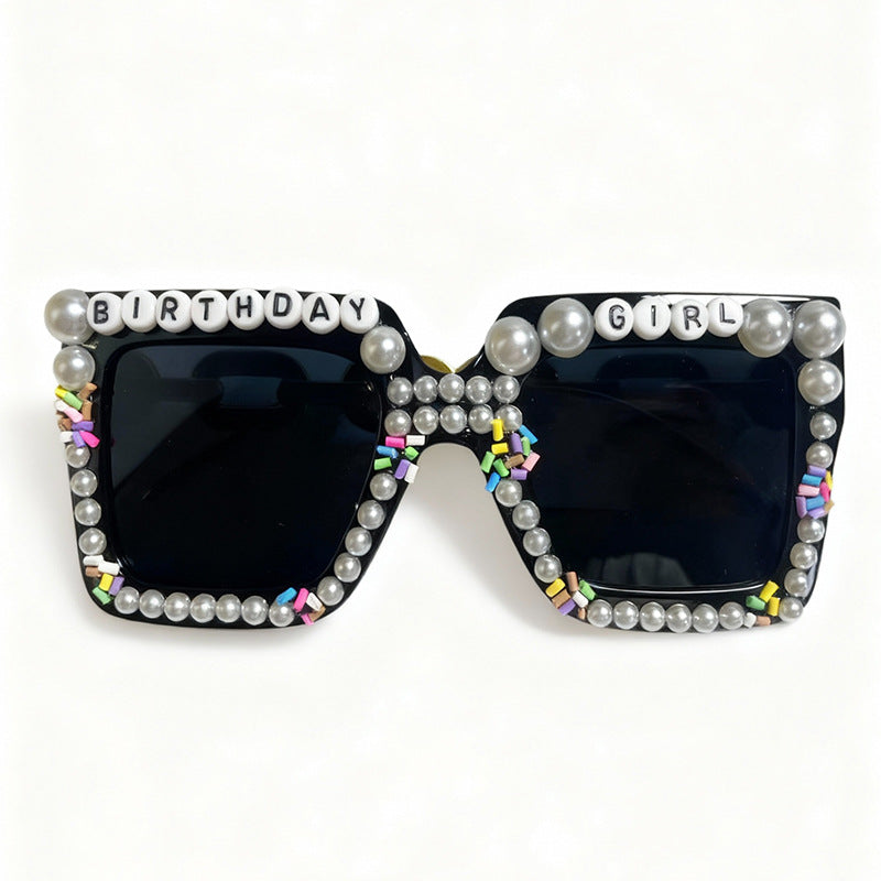 Playful Birthday-Themed Statement Sunglasses Bowlift