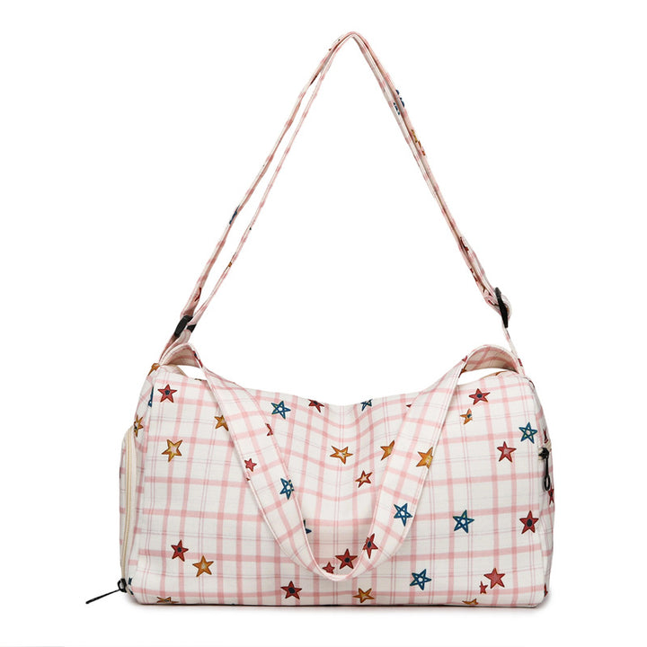 Sporty shoulder bag with unique star pattern Bowlift