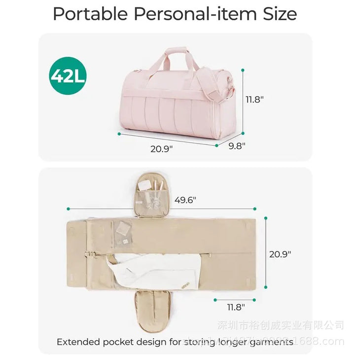 Professional Garment Travel Duffel Bag Bowlift