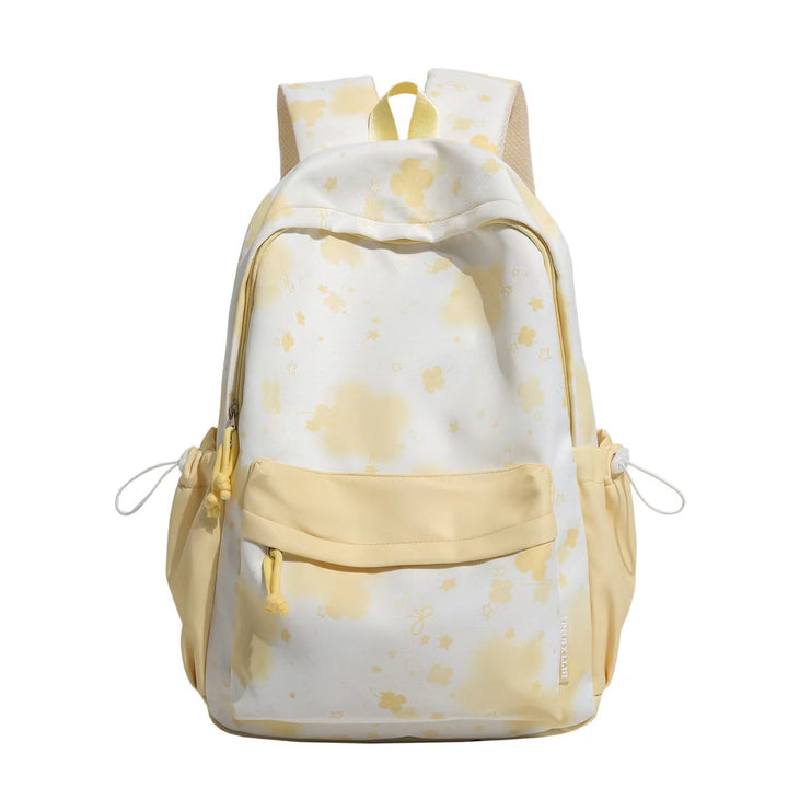 Leisure backpack with cheerful floral design and versatile storage space Bowlift