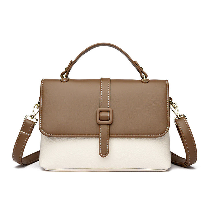 Elegant Dual-Tone Handbag Bowlift