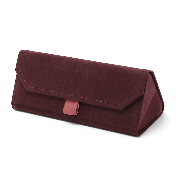 Foldable Suede Sunglasses Case with Magnetic Closure Bowlift
