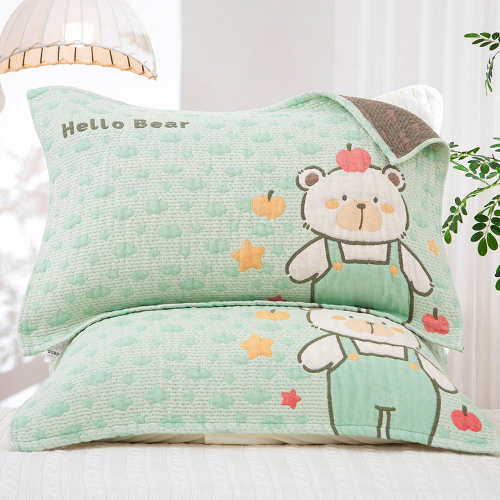 Ladies cushion cover with cheerful penguin design Bowlift