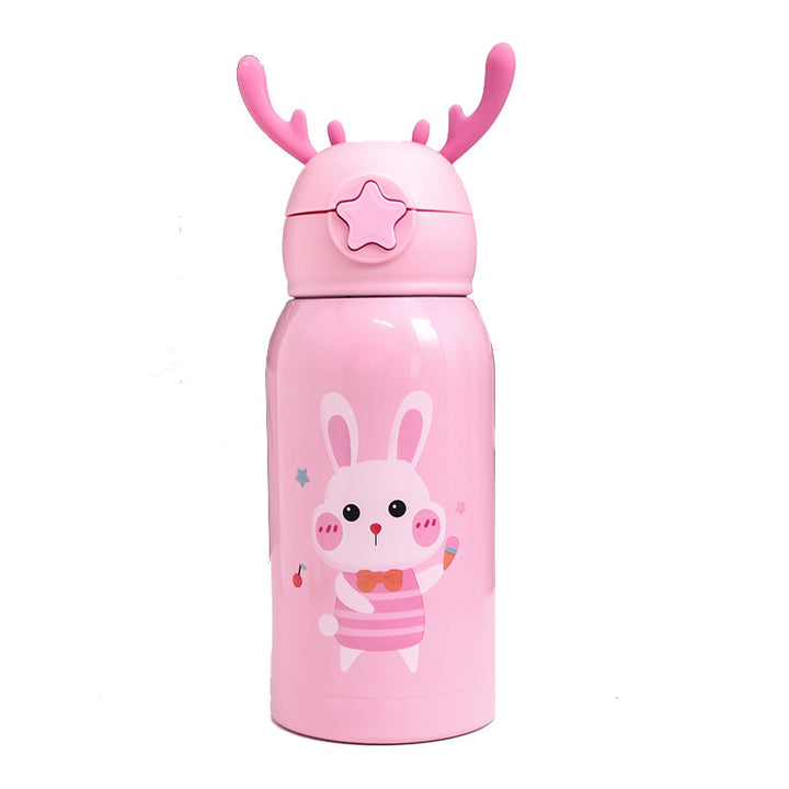 Women's insulated drinking bottle with cute rabbit design Bowlift