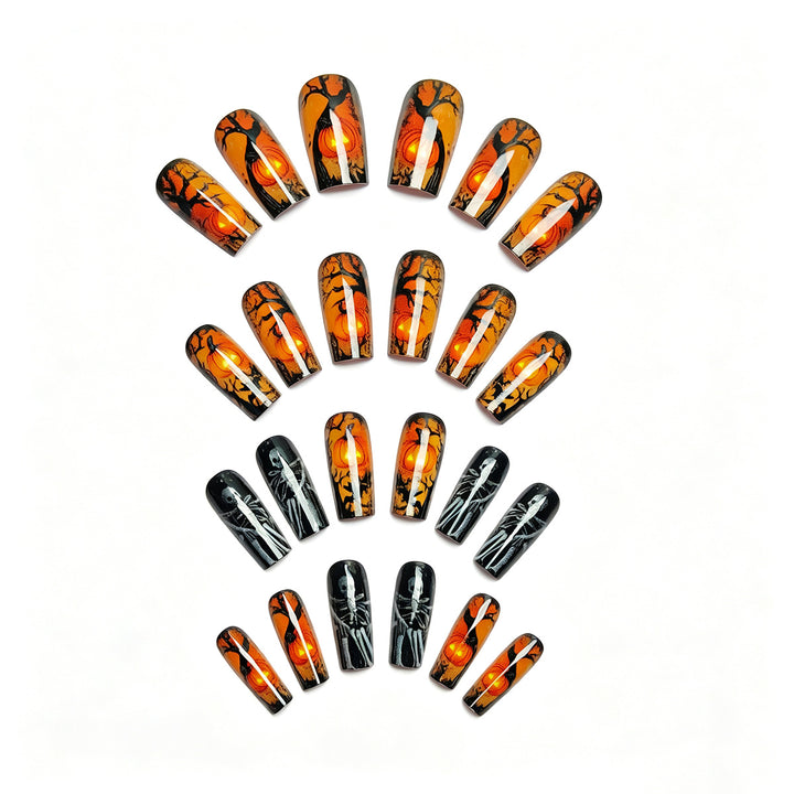 Halloween-Themed Artistic Nail Art Bowlift