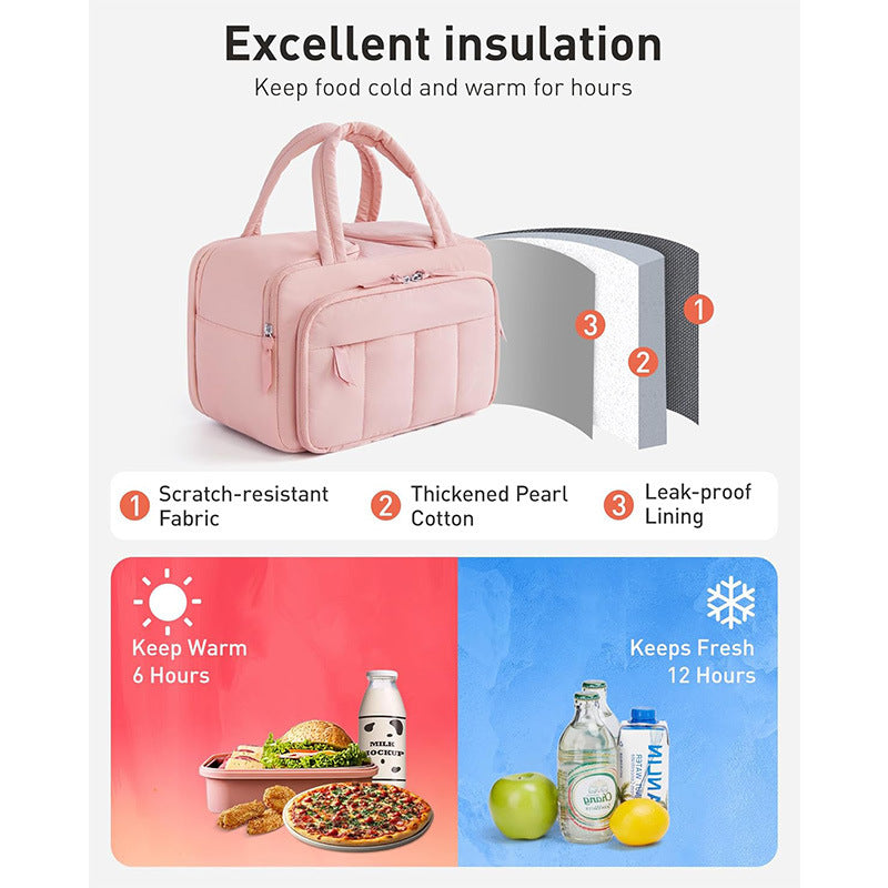 Versatile Quilted Travel Duffle Bag Bowlift