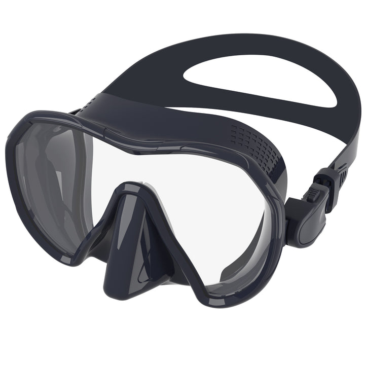Diving mask with wide field of vision and innovative anti-fog technology Bowlift