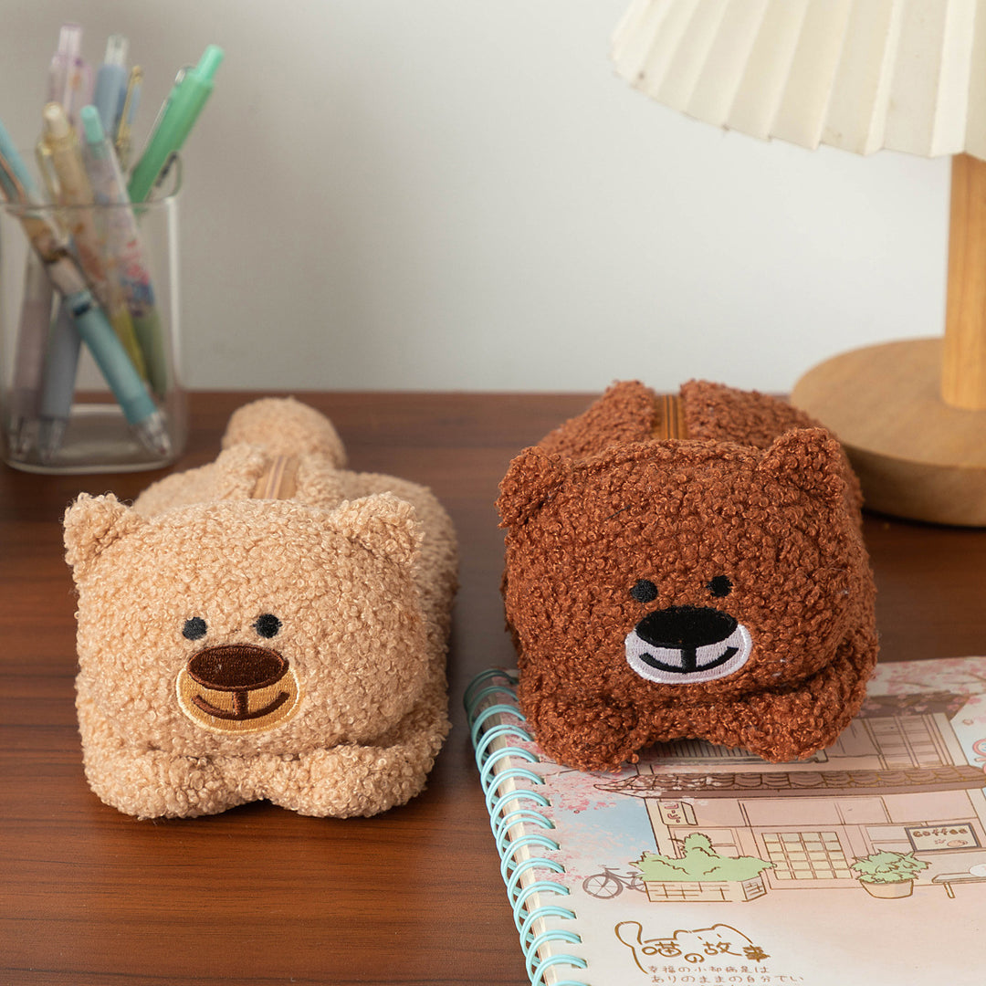 Cute Plush Bear Pencil Case Bowlift