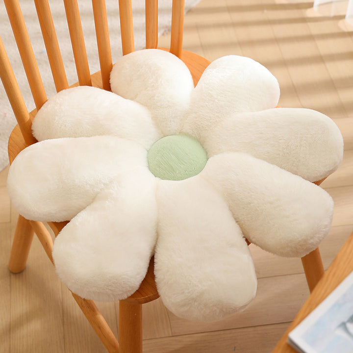 Plush seat cushion in flower shape Bowlift