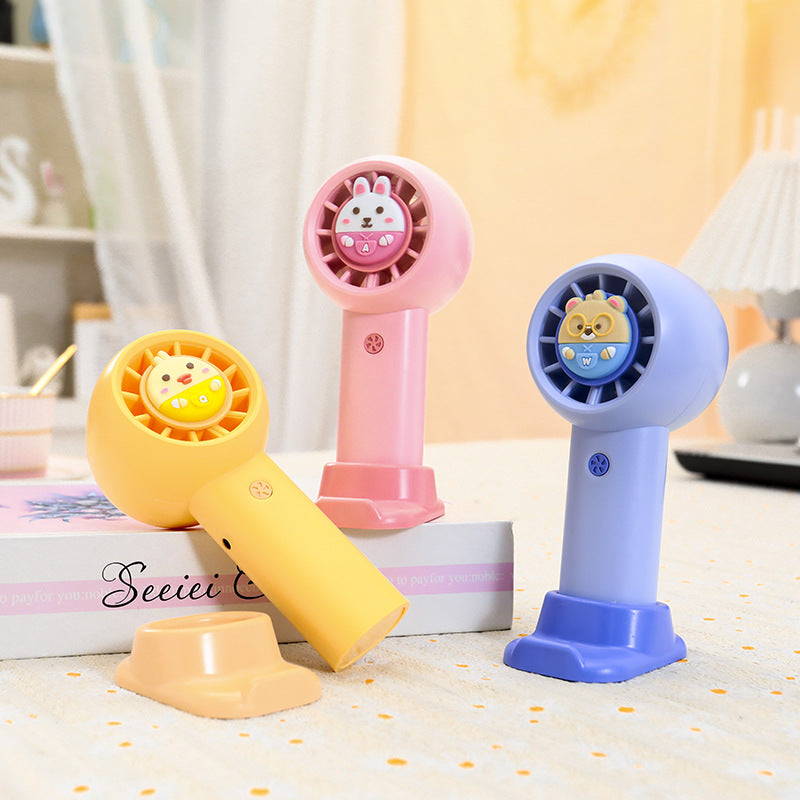 Women Portable Mini Hand Fan with USB Port Bowlift