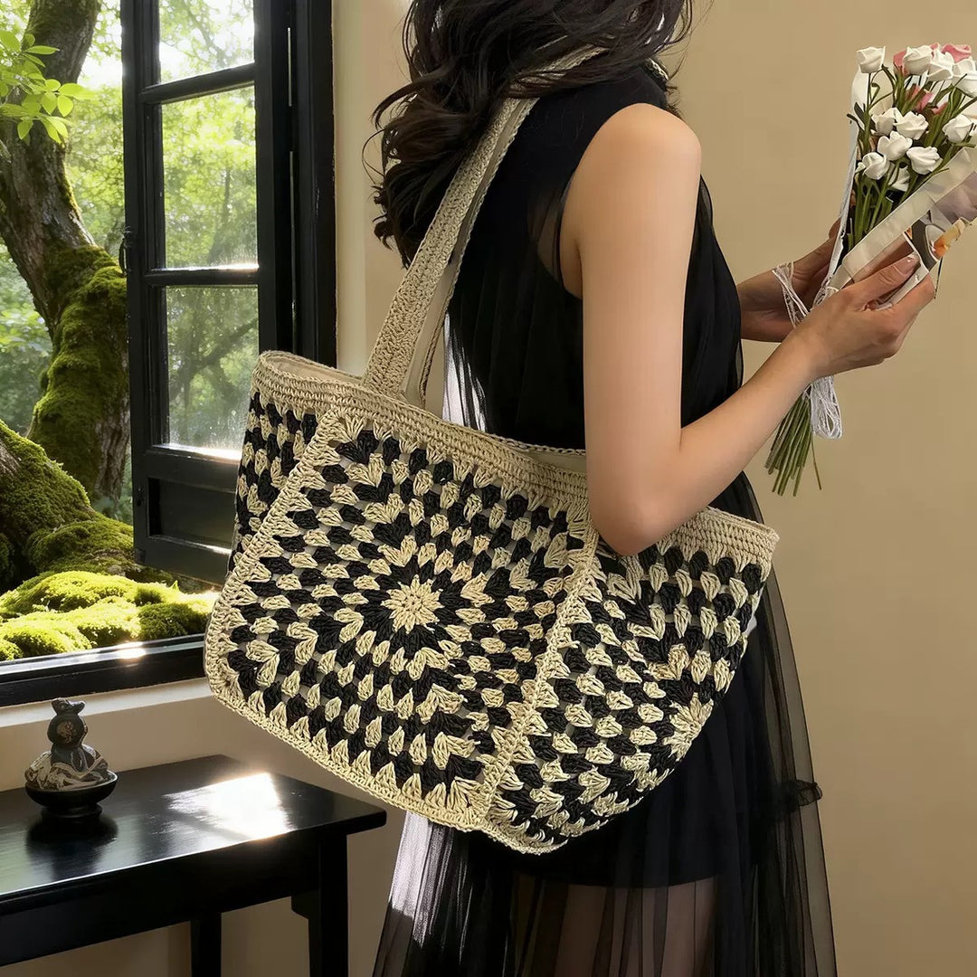 Hand-knotted cotton tote bag Bowlift