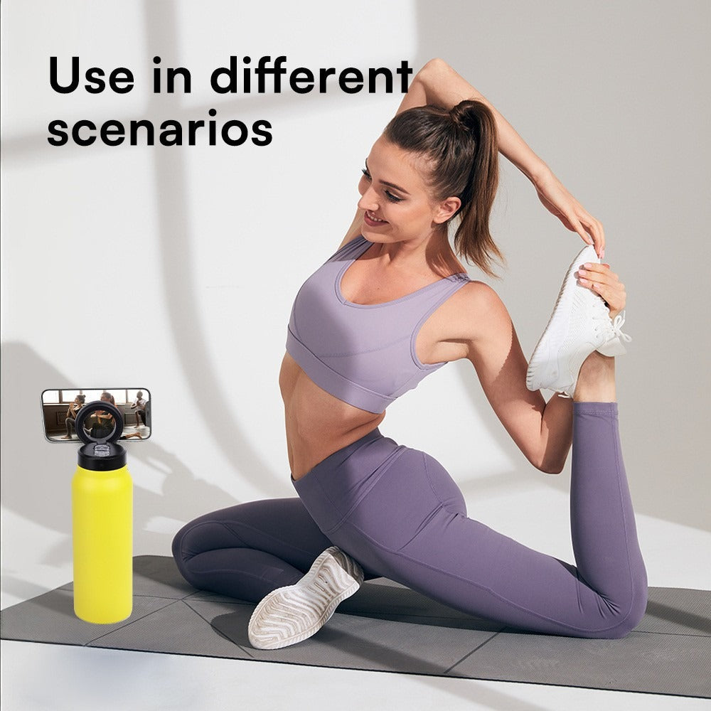 Ladies insulated drinking bottle with practical hanging ring Bowlift